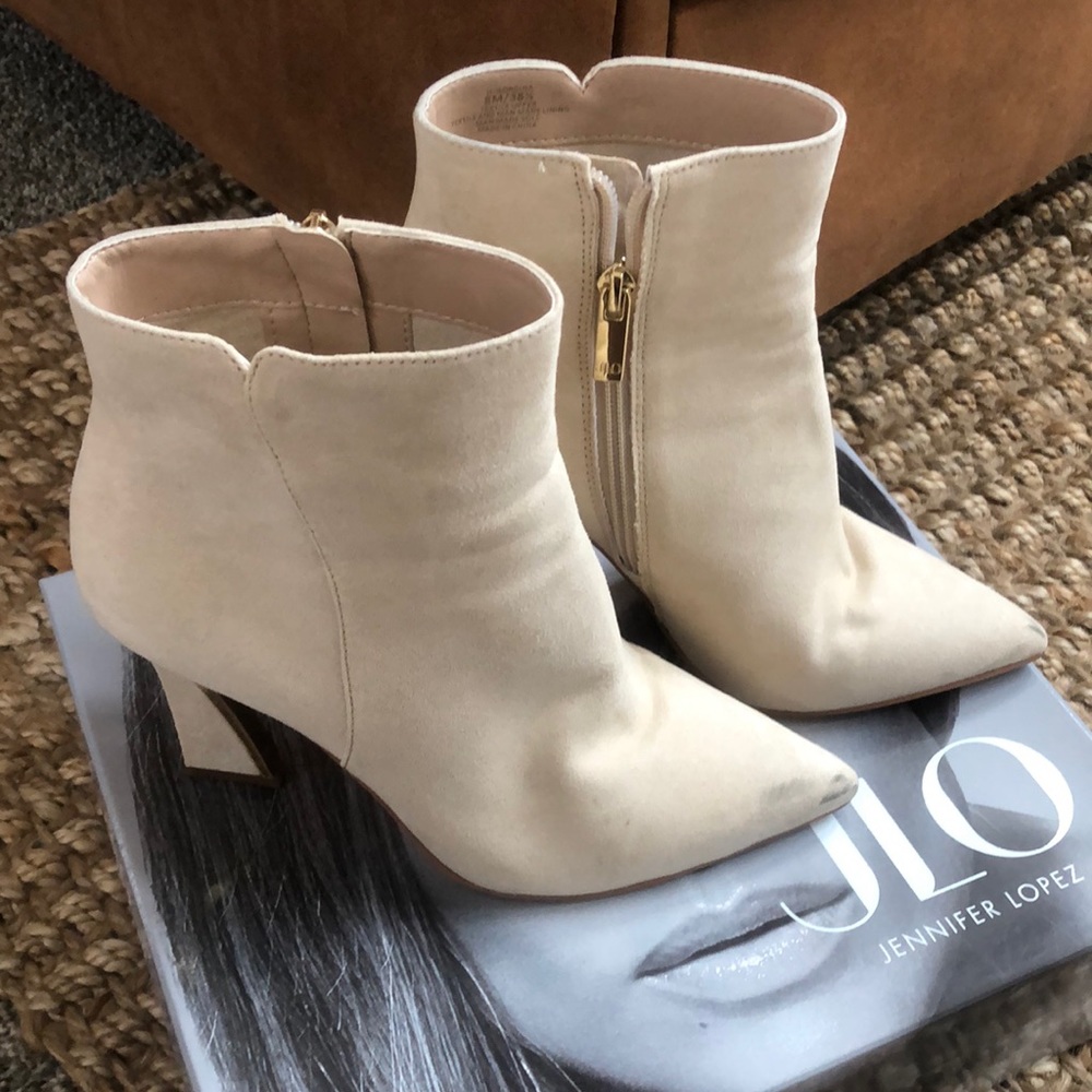 J Lo - Gorgina tapioca bootie heels
